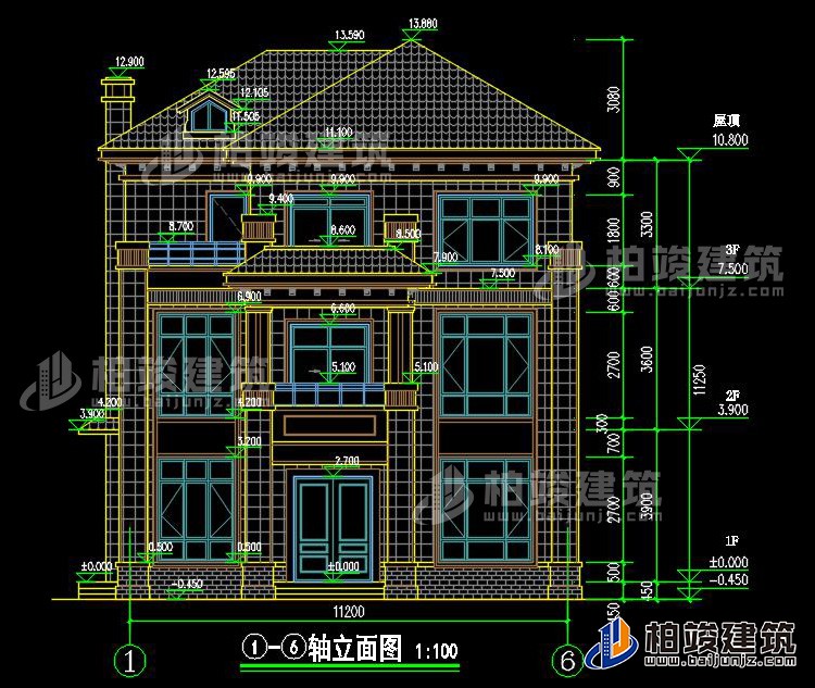 正立面图